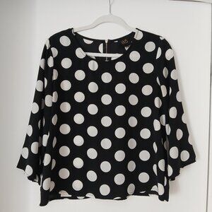 W5 Blouse polka dot